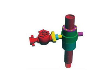 Single - wing well head rotation control head