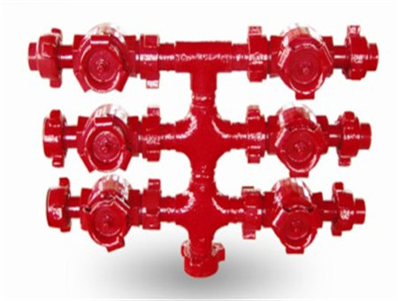 Offshore platform cementing valve group